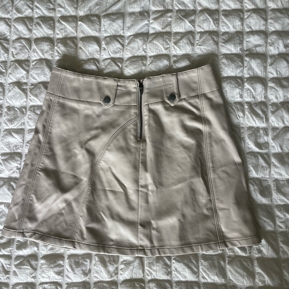 We The Free Runaway Faux Leather Mini Skirt - Picture 3 of 10